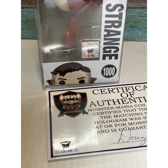 SAM RAIMI Signed Funko POP Doctor Strange 1000 Autographed With COA - Picture 5 of 7